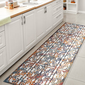 Cetara Ornate Trellis Indoor/outdoor Area Rug